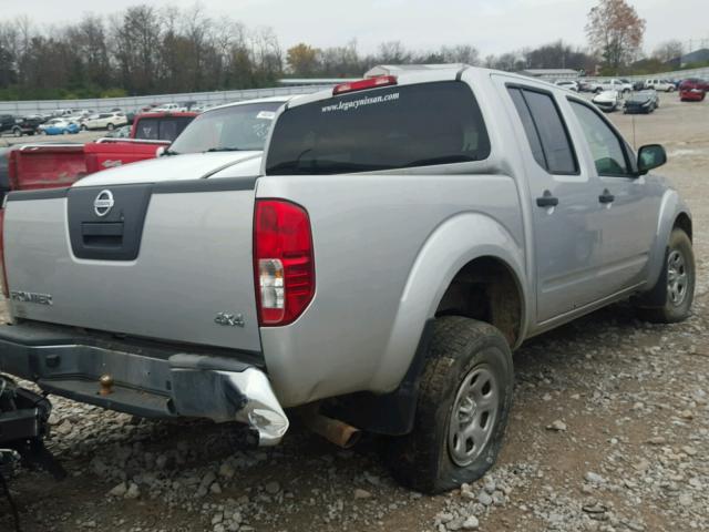 1N6AD0EV2CC468874 - 2012 NISSAN FRONTIER S GRAY photo 4