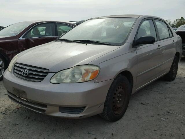 1NXBR32EX3Z009497 - 2003 TOYOTA COROLLA TAN photo 2