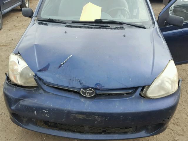 JTDAT123230259036 - 2003 TOYOTA ECHO BLUE photo 7