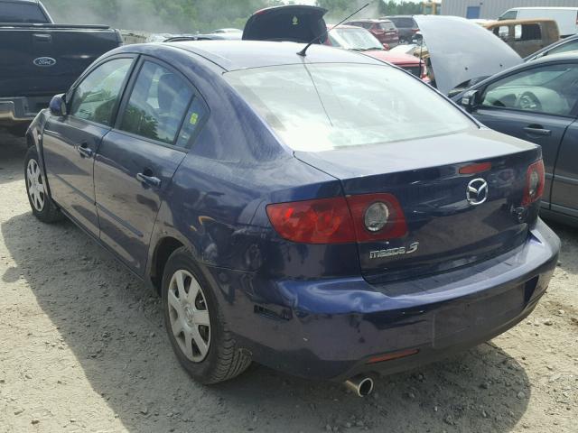 JM1BK12G761413667 - 2006 MAZDA 3 I BLUE photo 3