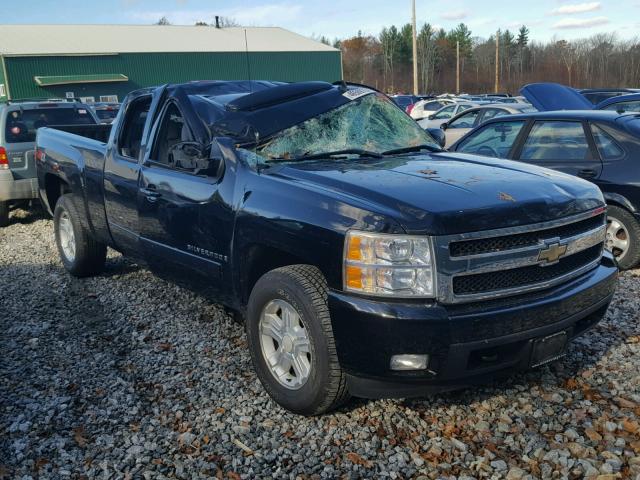 1GCEK19008Z121174 - 2008 CHEVROLET SILVERADO BLACK photo 1