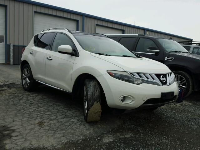 JN8AZ18W49W210057 - 2009 NISSAN MURANO S WHITE photo 1