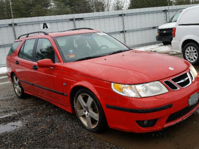 YS3EH59G743001509 - 2004 SAAB 9-5 RED photo 1