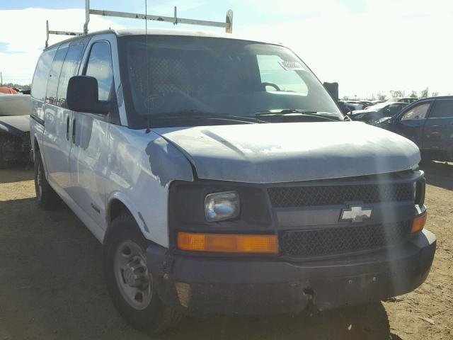 1GCHG35U261202319 - 2006 CHEVROLET EXPRESS G3 WHITE photo 1