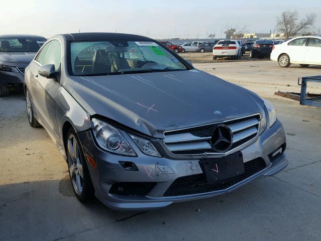 WDDKJ7CB0AF013086 - 2010 MERCEDES-BENZ E 550 GRAY photo 1