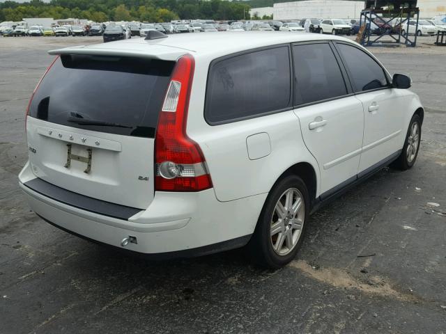 YV1MW382072287369 - 2007 VOLVO V50 2.4I WHITE photo 4