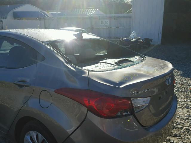 5NPDH4AE3CH149537 - 2012 HYUNDAI ELANTRA GL TAN photo 9