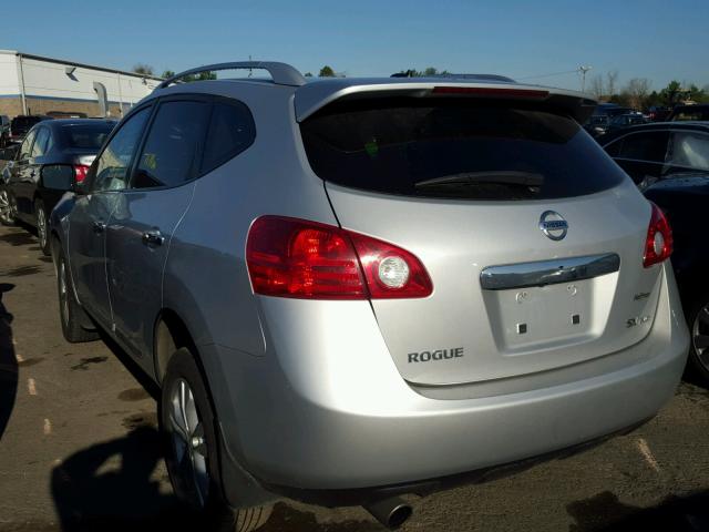 JN8AS5MV3DW649803 - 2013 NISSAN ROGUE S SILVER photo 3