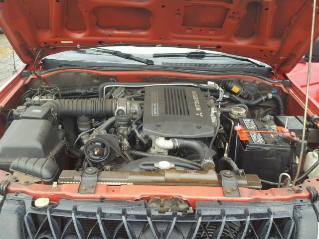 JA4MT31R51P056252 - 2001 MITSUBISHI MONTERO SP RED photo 7