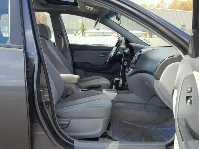 KMHDU46D77U096053 - 2007 HYUNDAI ELANTRA GL GRAY photo 5