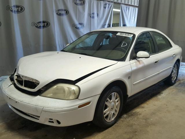 1MEFM55S64G609420 - 2004 MERCURY SABLE WHITE photo 2