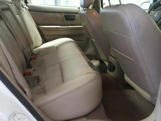 1MEFM55S64G609420 - 2004 MERCURY SABLE WHITE photo 6