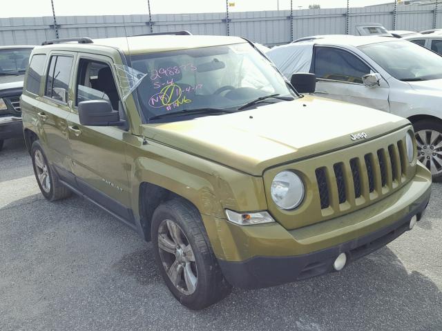 1C4NJPFB2CD586461 - 2012 JEEP PATRIOT LA GREEN photo 1