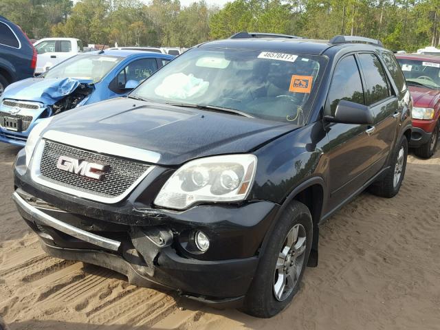 1GKKRPED3BJ406147 - 2011 GMC ACADIA SLE BLACK photo 2