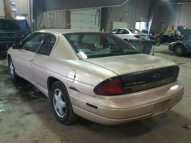 2G1WW12M8X9246057 - 1999 CHEVROLET MONTE CARL თაფლისფერი ფოტო 3