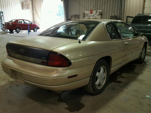 2G1WW12M8X9246057 - 1999 CHEVROLET MONTE CARL თაფლისფერი ფოტო 4