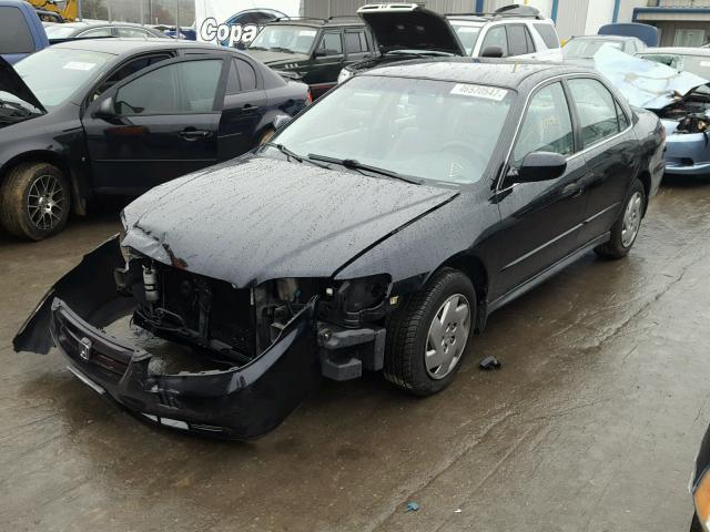 1HGCG16432A050978 - 2002 HONDA ACCORD LX BLACK photo 2