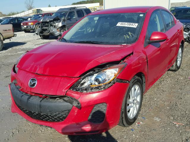 JM1BL1V71D1708494 - 2013 MAZDA 3 I RED photo 2