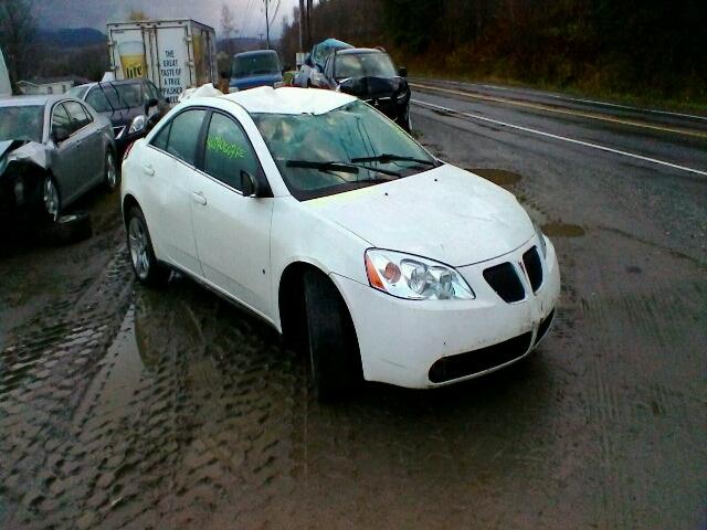 1G2ZG57B384236660 - 2008 PONTIAC G6 BASE WHITE photo 1