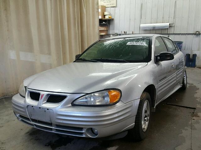 1G2NE52T01M550843 - 2001 PONTIAC GRAND AM S Gümüş foto 2