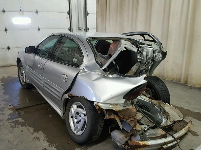 1G2NE52T01M550843 - 2001 PONTIAC GRAND AM S Gümüş foto 3