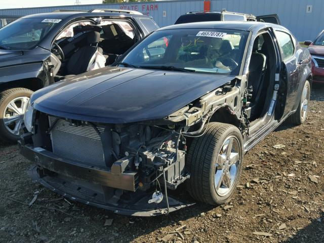 1B3BD2FG2BN546352 - 2011 DODGE AVENGER LU BLUE photo 2