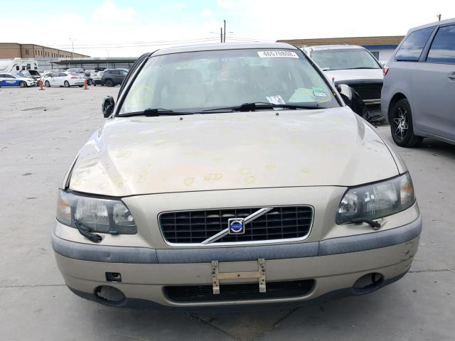 YV1RS61R922164298 - 2002 VOLVO S60 GOLD photo 10