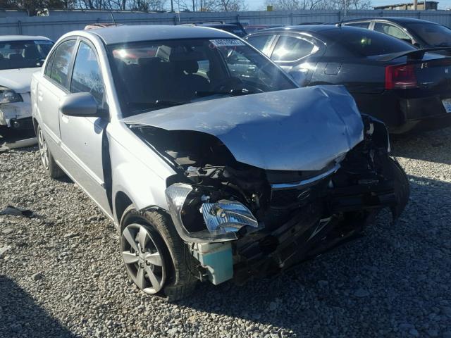 KNADH4A34B6954953 - 2011 KIA RIO BASE SILVER photo 1