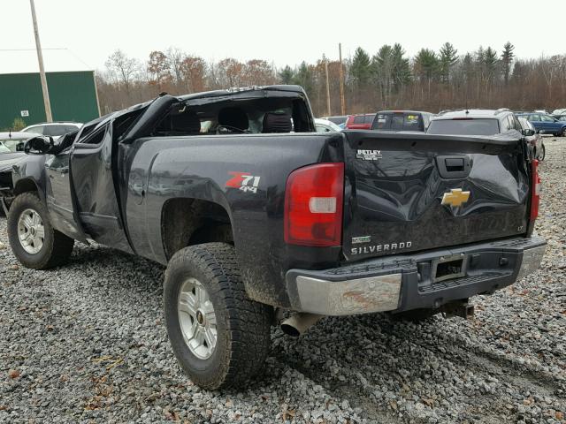 1GCRKSE35BZ255824 - 2011 CHEVROLET SILVERADO BLACK photo 3