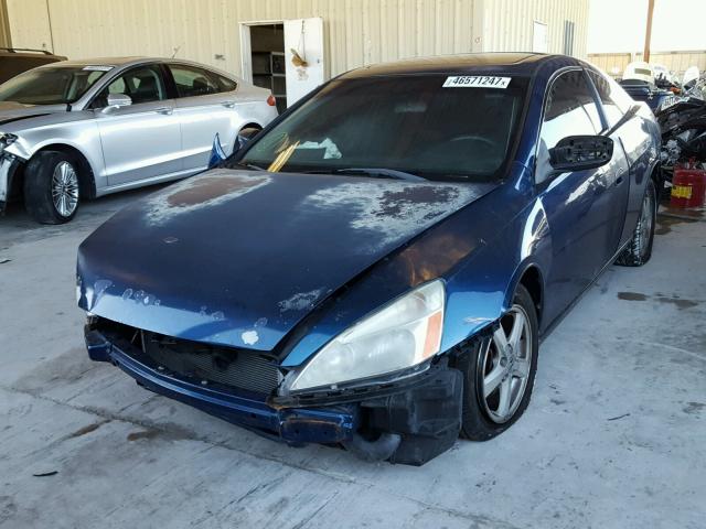 1HGCM726X3A035673 - 2003 HONDA ACCORD EX BLUE photo 2