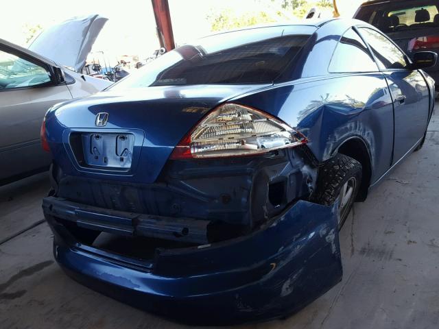 1HGCM726X3A035673 - 2003 HONDA ACCORD EX BLUE photo 4