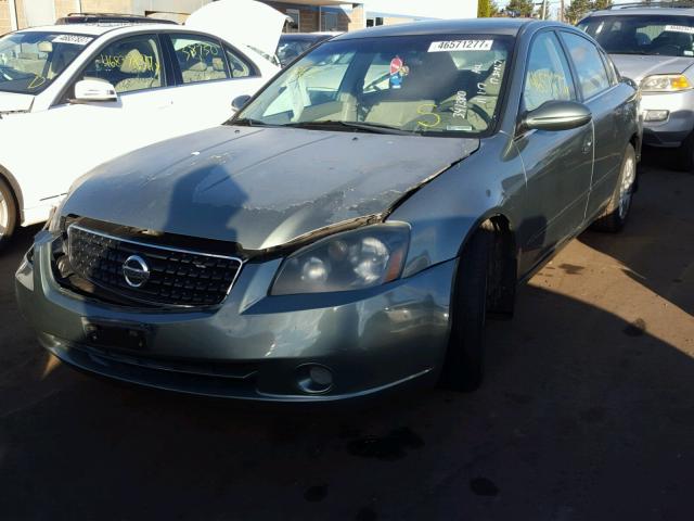 1N4AL11D55N912562 - 2005 NISSAN ALTIMA S GREEN photo 2