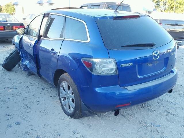 JM3ER293970135452 - 2007 MAZDA CX-7 BLUE photo 3