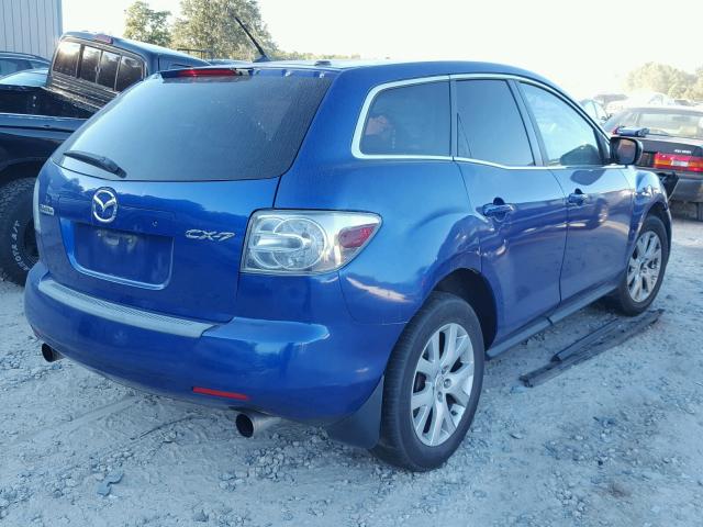 JM3ER293970135452 - 2007 MAZDA CX-7 BLUE photo 4