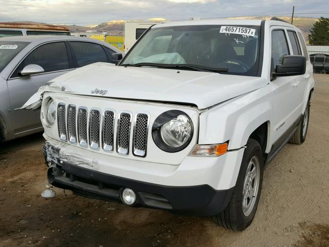 1C4NJPBA5FD285250 - 2015 JEEP PATRIOT SP WHITE photo 2