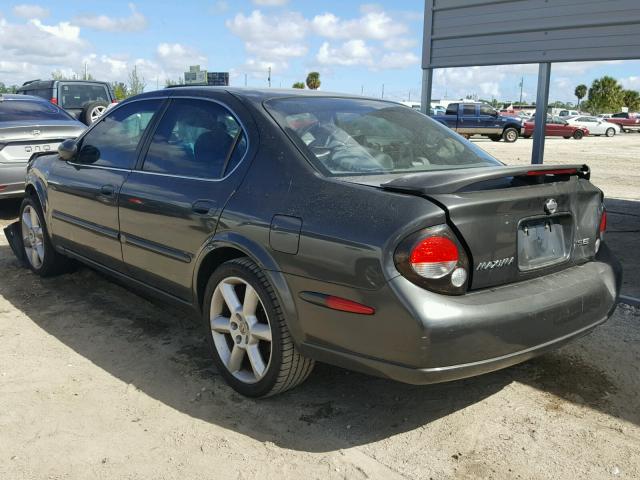 JN1CA31A11T319994 - 2001 NISSAN MAXIMA GXE GRAY photo 3