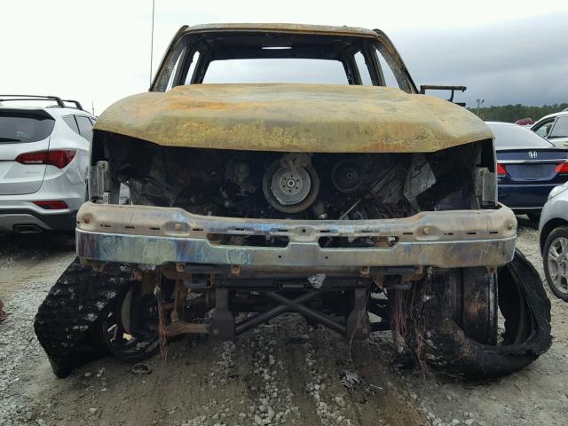 1GCHK23D76F164116 - 2006 CHEVROLET SILVERADO BURN photo 9