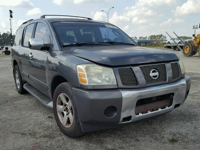 5N1AA08A74N724397 - 2004 NISSAN ARMADA SE GRAY photo 1