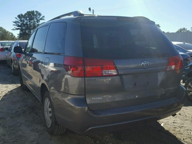 5TDZA23C85S339437 - 2005 TOYOTA SIENNA CE GRAY photo 3