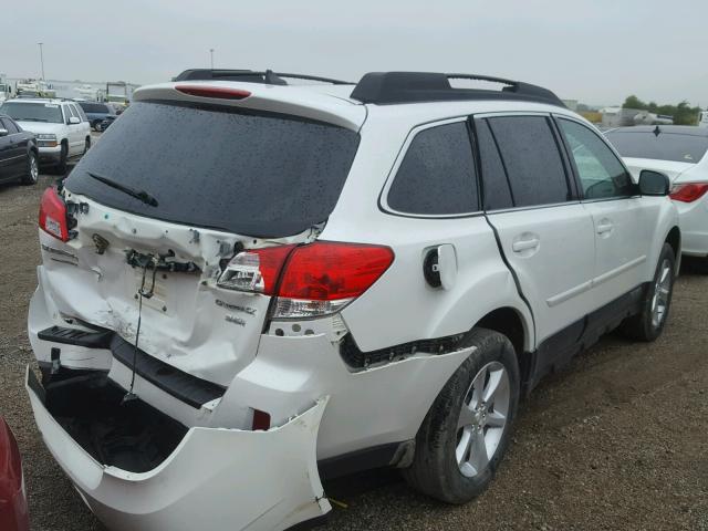 4S4BRDKC5D2210760 - 2013 SUBARU OUTBACK 3. WHITE photo 4