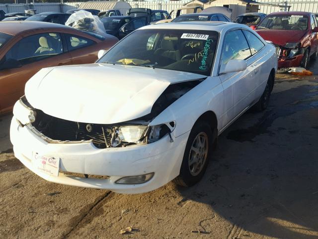 2T1CE22P23C021222 - 2003 TOYOTA CAMRY SOLA WHITE photo 2