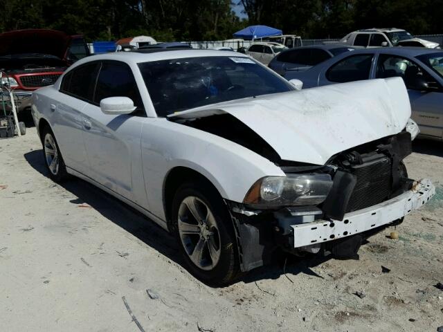 2B3CL3CGXBH512217 - 2011 DODGE CHARGER WHITE photo 1