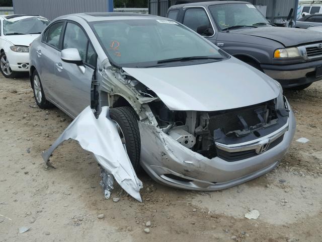 19XFB2F86CE090747 - 2012 HONDA CIVIC SILVER photo 1