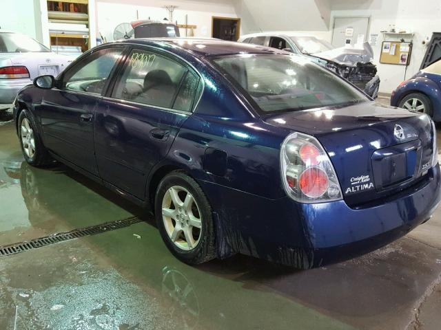 1N4AL11D86N392083 - 2006 NISSAN ALTIMA S BLUE photo 3