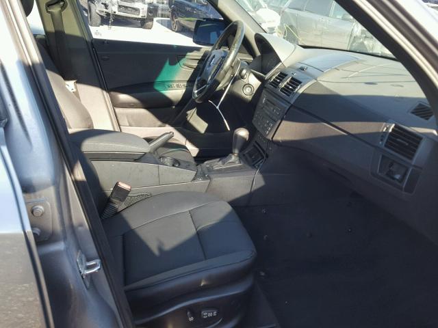WBXPA93414WA66337 - 2004 BMW X3 GRAY photo 5