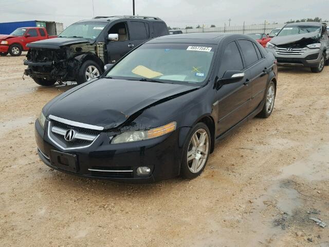 19UUA66268A049883 - 2008 ACURA TL BLACK photo 2