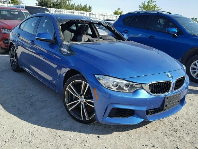 WBA4B3C51GG528830 - 2016 BMW 435 XI BLUE photo 1