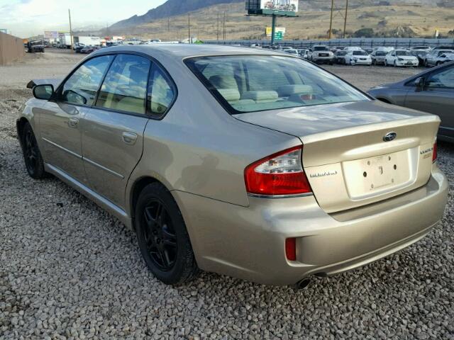 4S3BL616787216372 - 2008 SUBARU LEGACY 2.5 GOLD photo 3