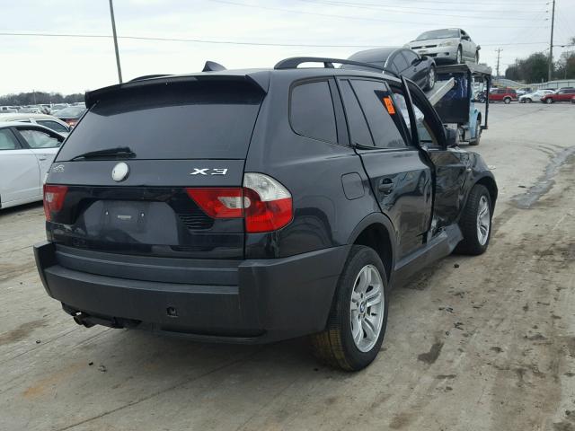 WBXPA93465WD24112 - 2005 BMW X3 BLACK photo 4