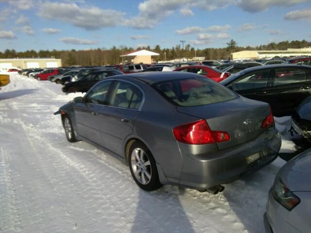 JNKCV51FX6M609112 - 2006 INFINITI G35 GRAY photo 3